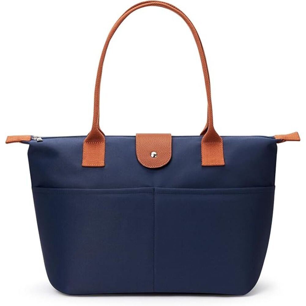Women Dark Blue Imported Casual Nylon Waterproof Lightweight Hobo Handbag